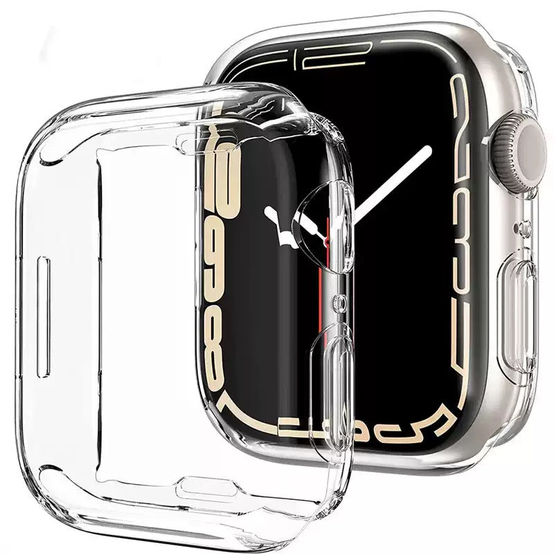 Funda Transparente para Apple Watch Serie 10, 9 y 8 de TPU flexible