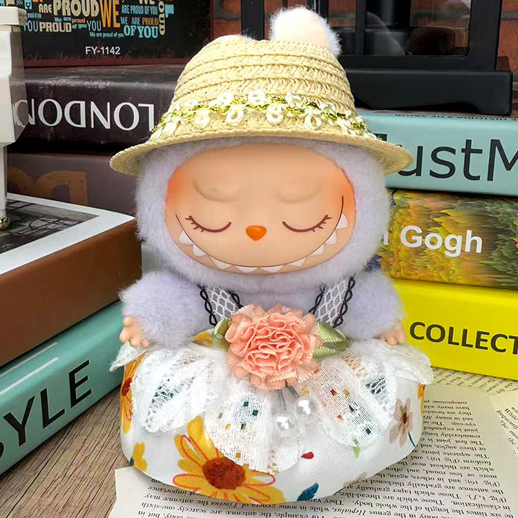 Playeras Streetwear para Muñecos Labubu – Ropa Urbana para Muñecas de 17cm (Muñeca no incluida)