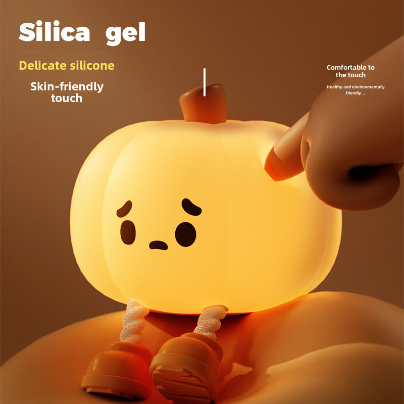 Luz Nocturna de Calabaza con Tres Niveles para Niños