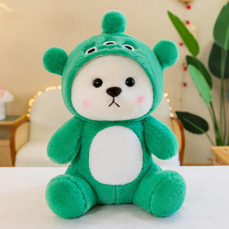 Muñeco de peluche Teddy: juguete suave con gorro para niños, regalo ideal