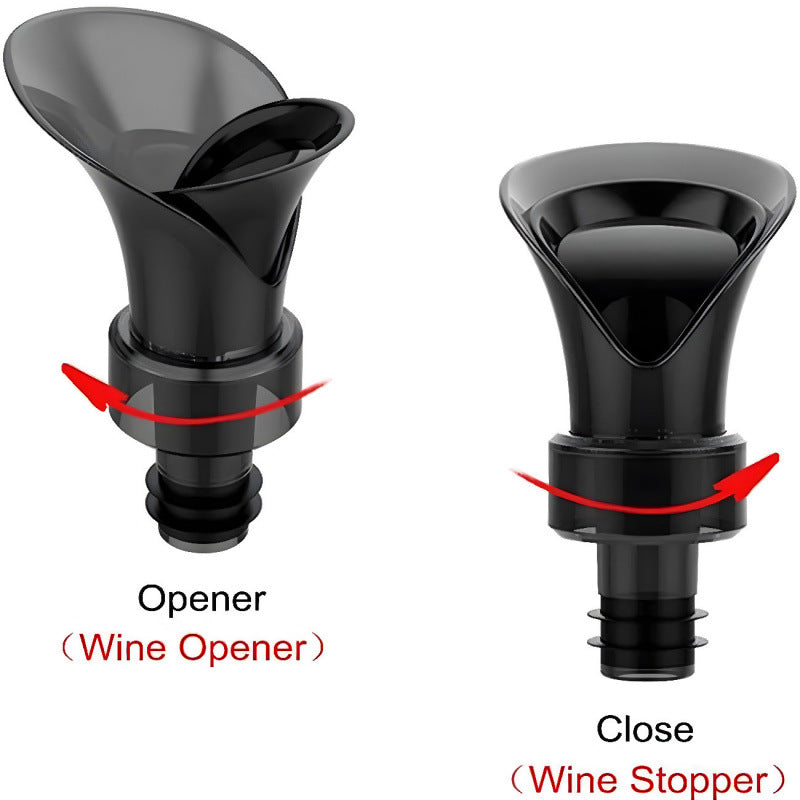 Herramienta de Vino: Abrebotellas 2 en 1 con Vacío y Dispensador para Vinos