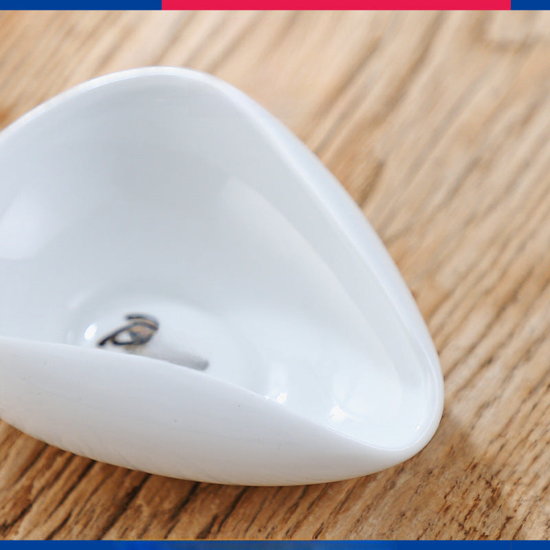 Balanza de café Bincoo: Plato de cerámica para medir café, tazón y cuchara de precisión