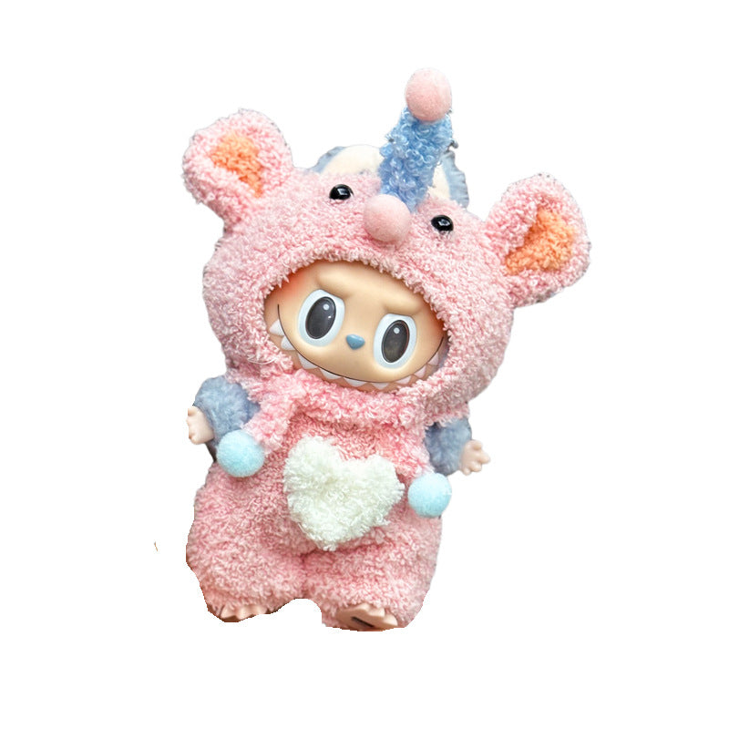 Disfraz Tierno para Muñeca Labubu 17 cm – Accesorios para Personalizar (Muñeca No Incluida)