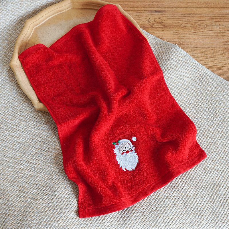 Cotton Christmas Towels: Creative Santa Gift Set for Kids