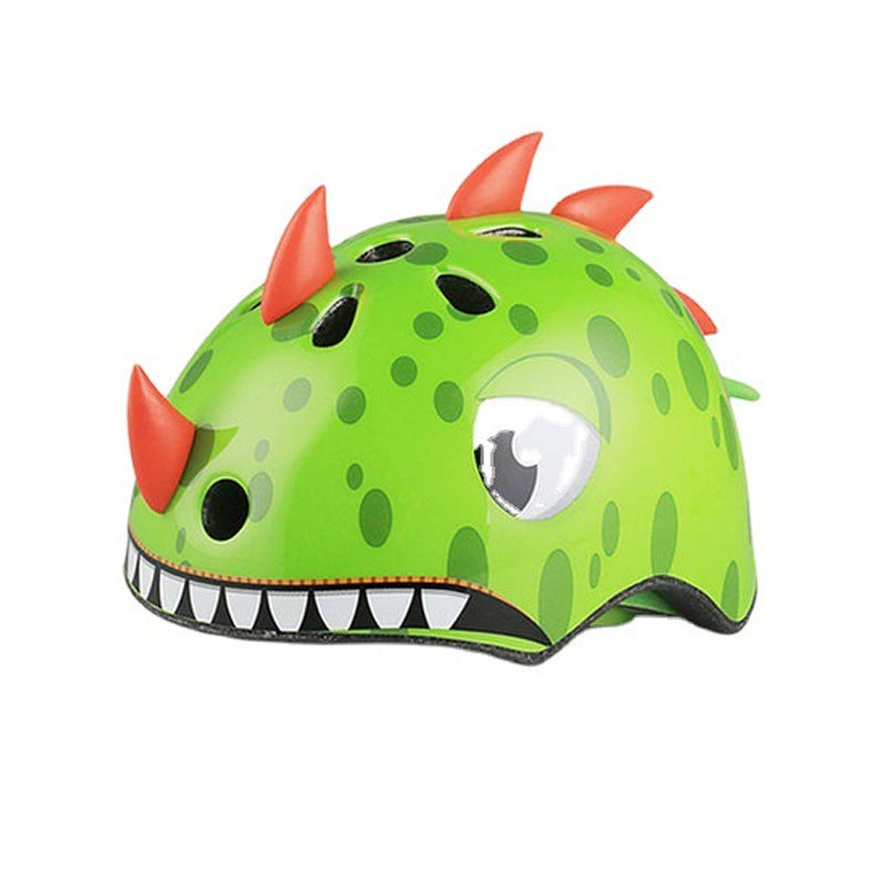 Casco para ciclismo Infantil: diseño de dinosaurio, Oso, tiburón y zorro Protección para Deportes y Patinaje