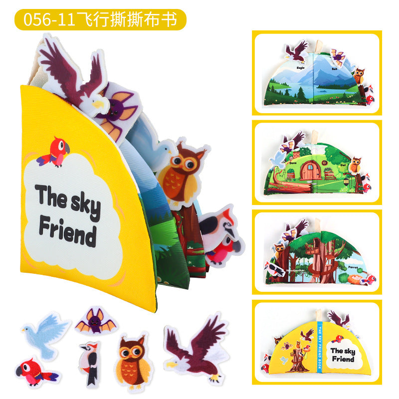 Libro de Tela para Estimulación Temprana de Bebés Recién Nacidos