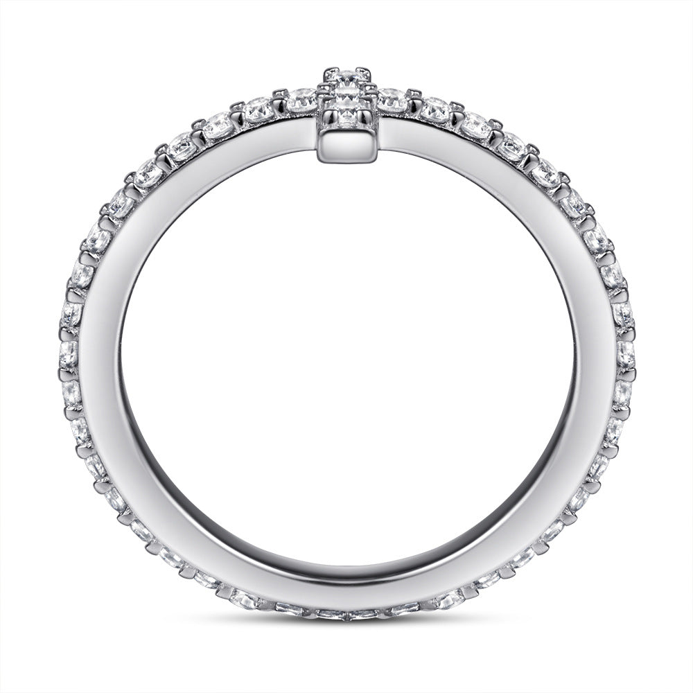 Anillo de plata 925 para mujer: con circonitas, sencillo y elegante