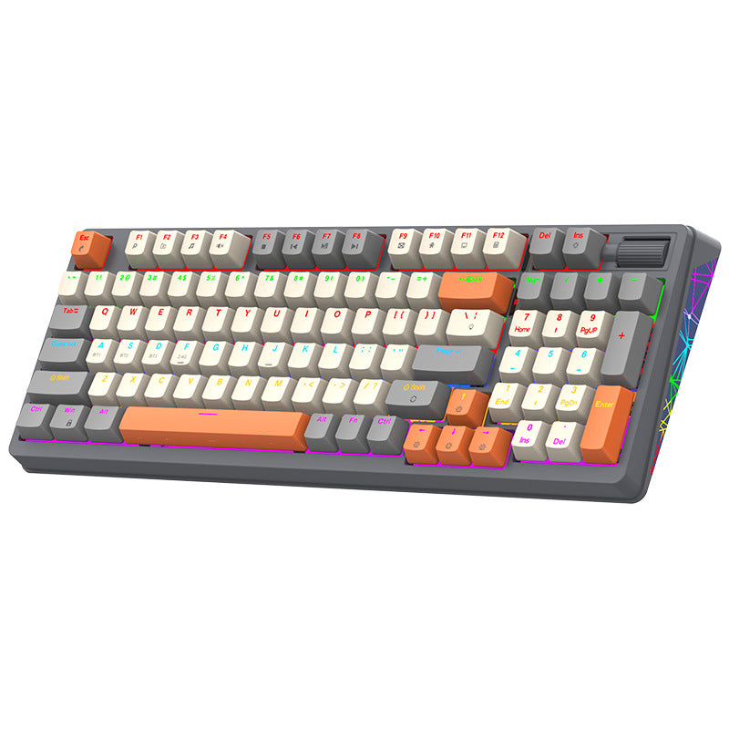 Teclado Mecánico Inalámbrico K95: 2.4G, Bluetooth, Tres Modos, Hot-Swap, Estructura Gasket para Juegos