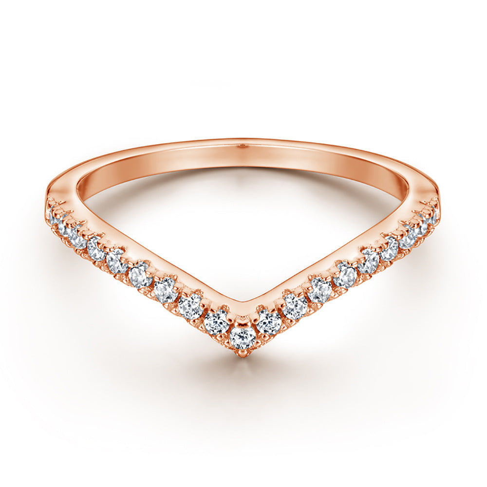 Anillo Pico de Viuda en Plata 925 para Mujer – Diseño Minimalista en V