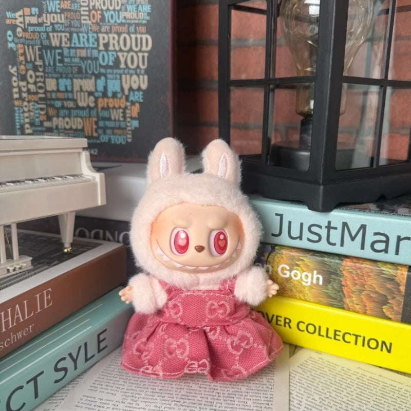 Bonitos conjuntos de Ropa y zapatos para muñecas:Accesorios para labubu de 17cm (Muñeca no incluida)