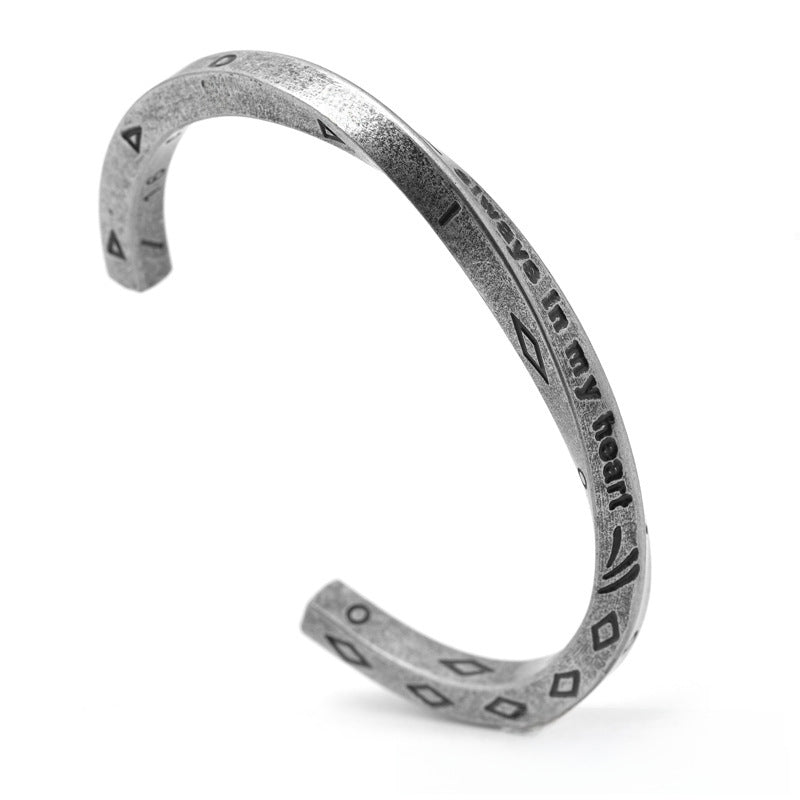 Pulsera para parejas: grababa Siempre en mi Corazon- Unisex