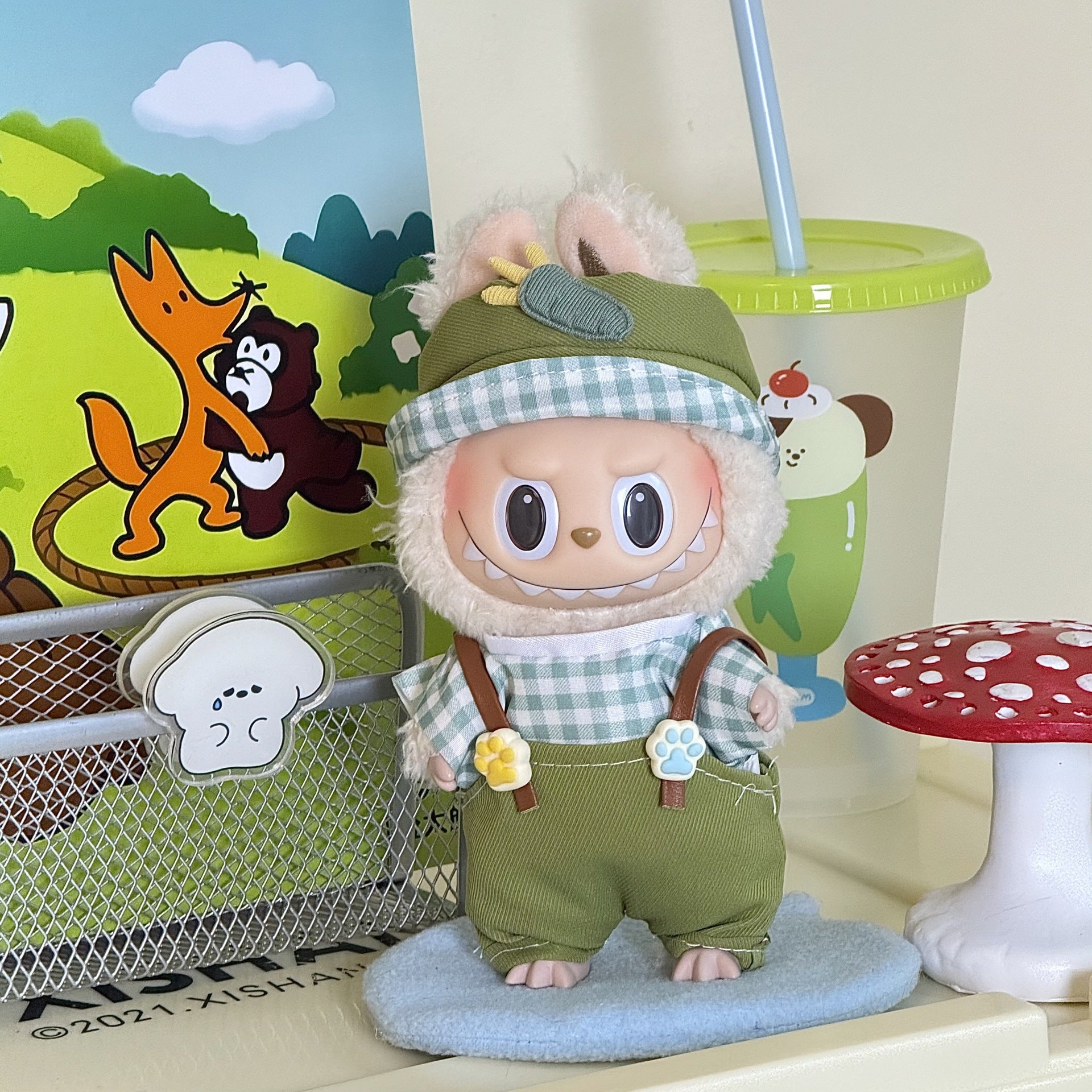 Ropa para Muñecas Labubu de 17cm – Modelos de Pie y Sentado (Muñeca no incluida)