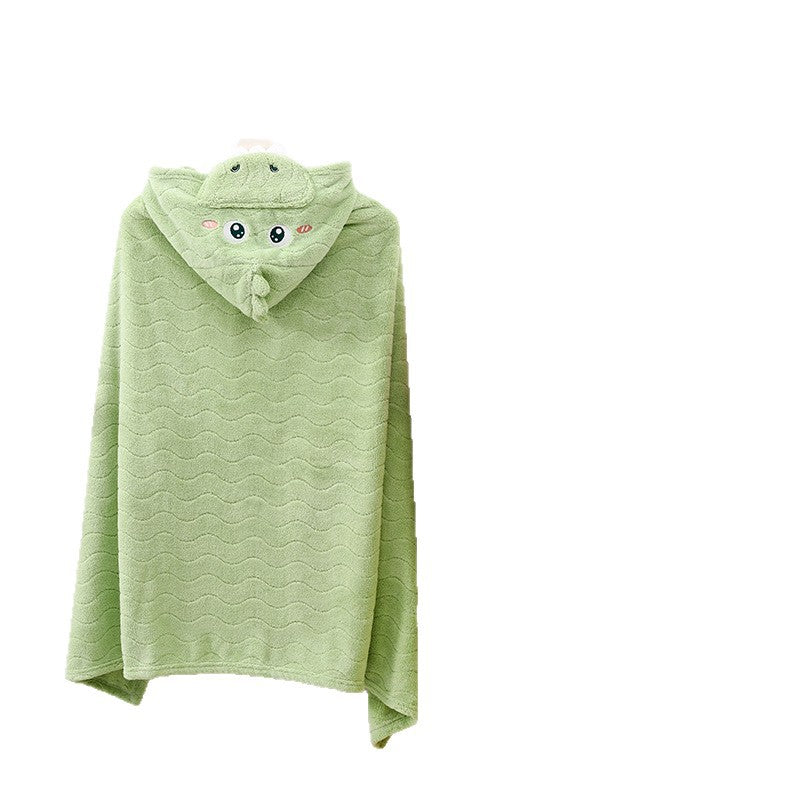 Toalla de Baño con Capucha para Niños de Secado Rápido con Diseños de Animales
