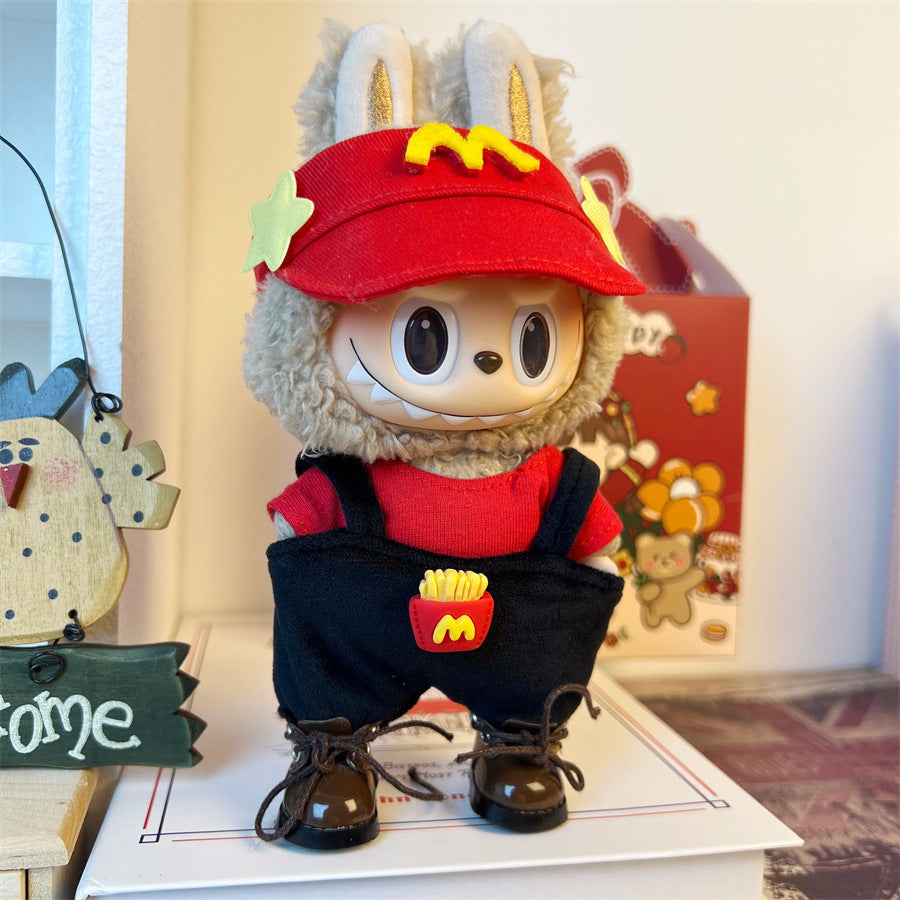 Ropa para Labubu de 17cm – Estilo Urban, Kawaii, Retro, Cosplay, preppy coreano y Más (Muñeca no incluida)