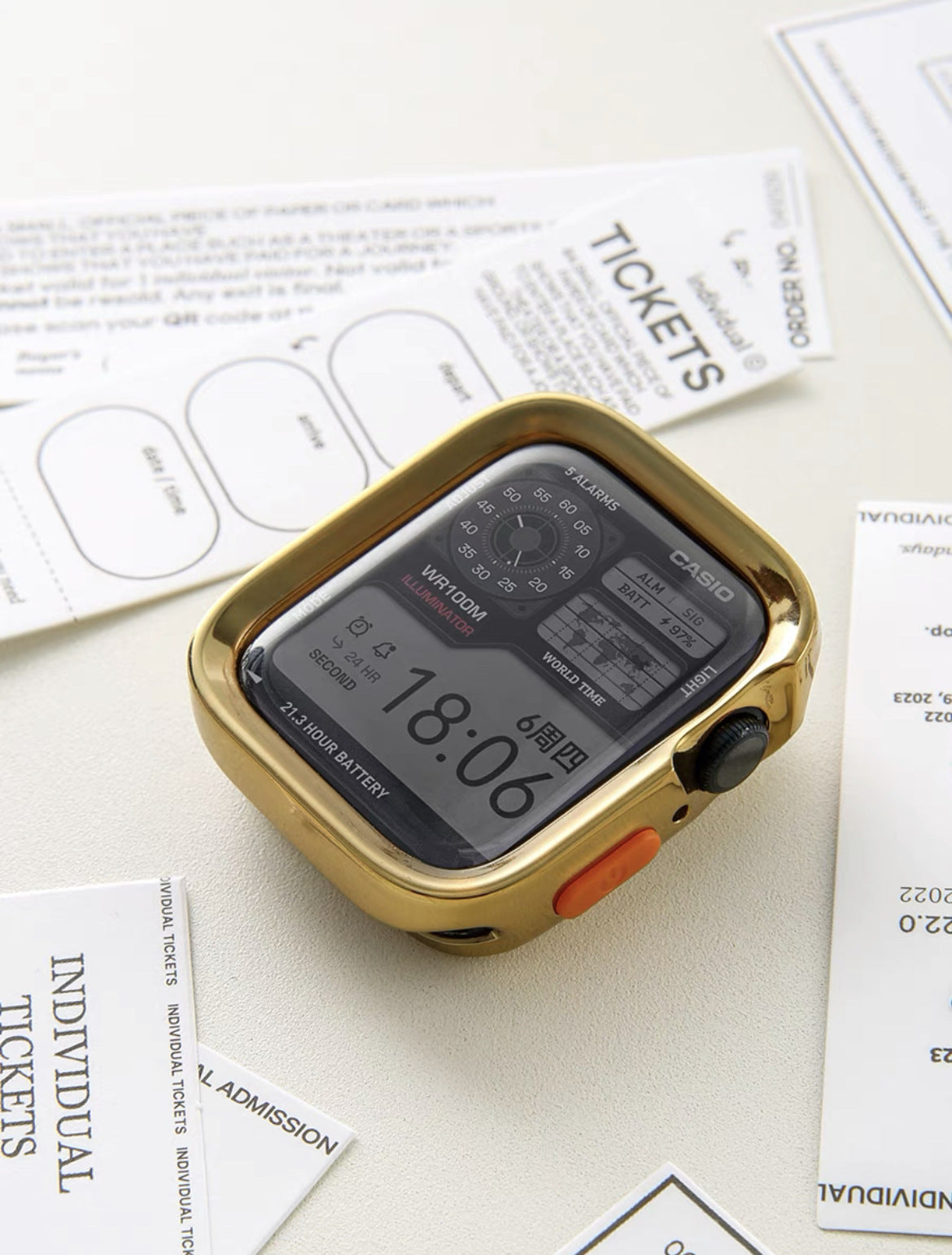 Protective Case for Apple Watch S10: Soft Edge and Anti-Slip