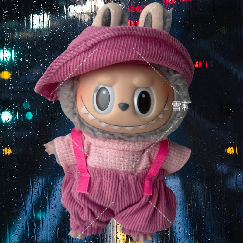 Bonitos conjuntos de Ropa y zapatos para muñecas:Accesorios para labubu de 17cm (Muñeca no incluida)