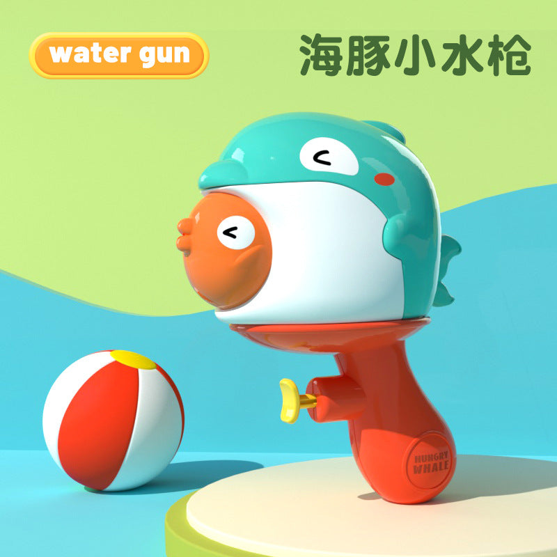 Pistolas de Agua para Niños con Diseño de Animales: Patito Amarillo y Dinosaurio, Juguetes de Verano para Playa y Juegos Acuáticos