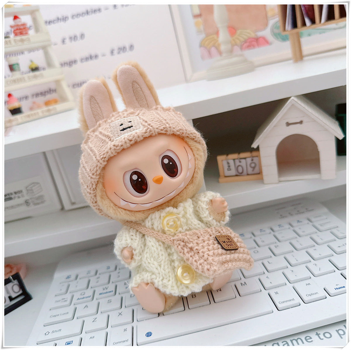 Ropa y accesorios para munecos Labubu, varios diseños divertidos (Muñeca no incluida)