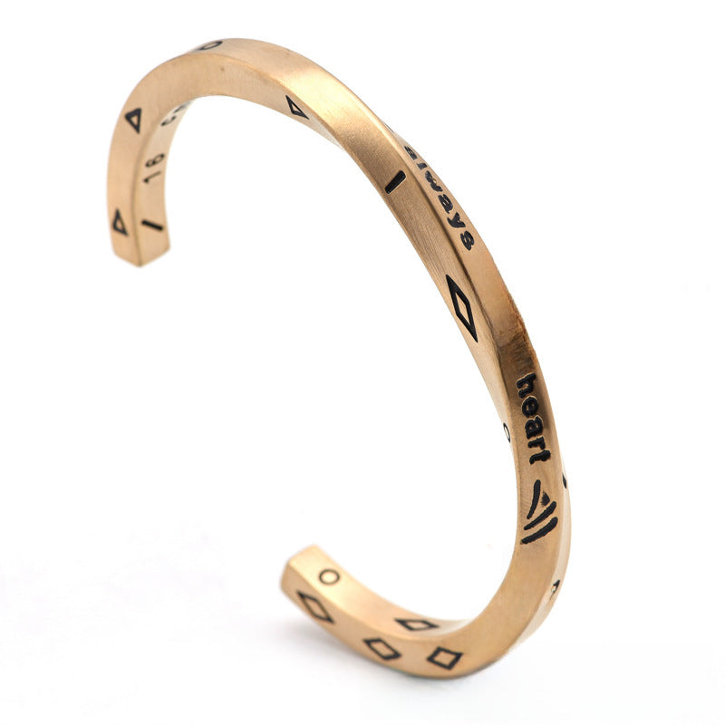 Pulsera para parejas: grababa Siempre en mi Corazon- Unisex