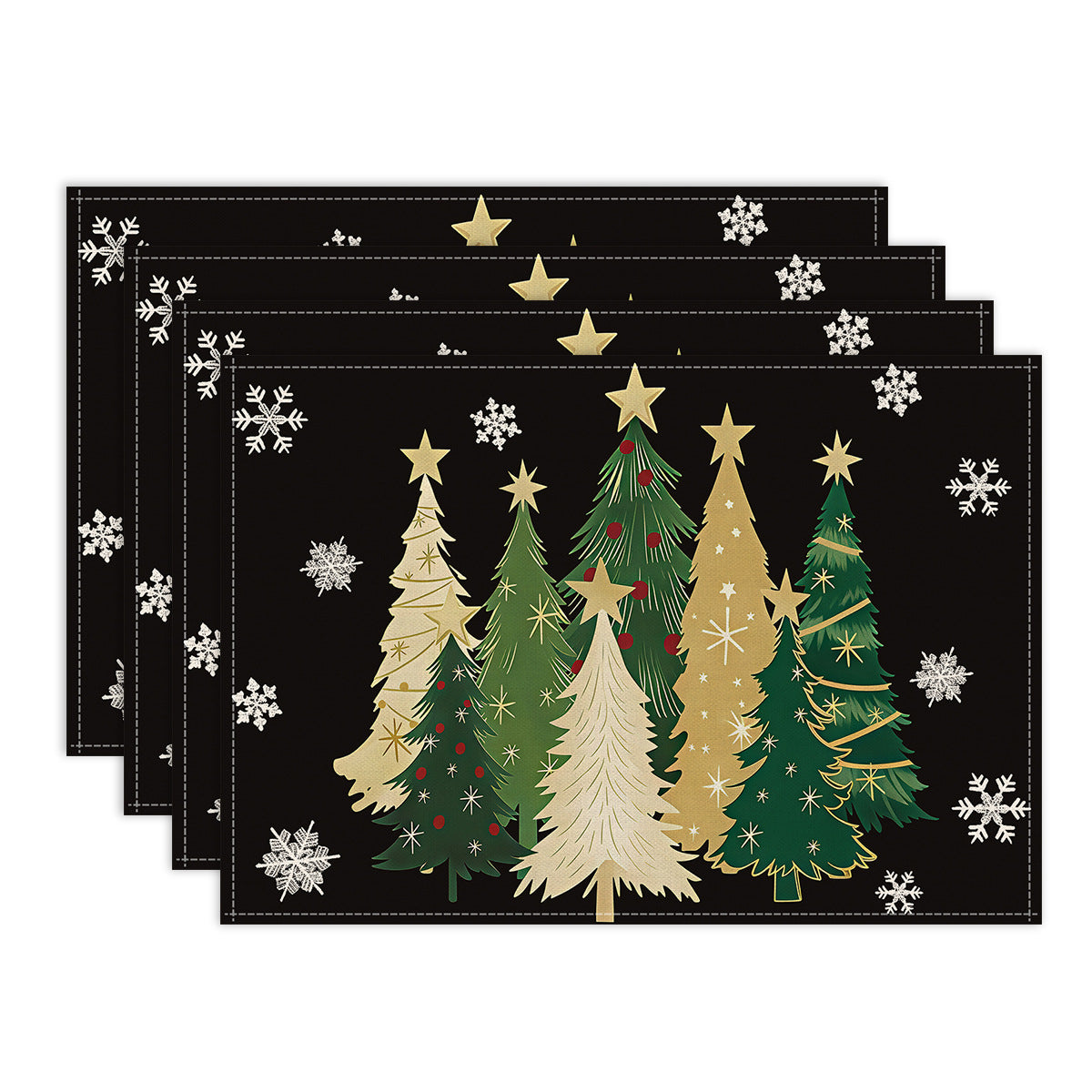 Christmas Table Mat: Holiday Dinnerware & Party Decoration