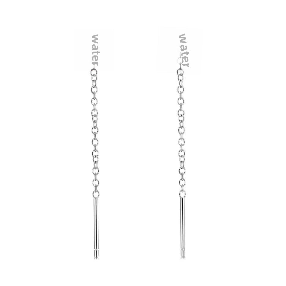 Pendientes Enhebrador en Plata 925 – Diseños de Trébol, Copo de Nieve, Corazón y Mariposa