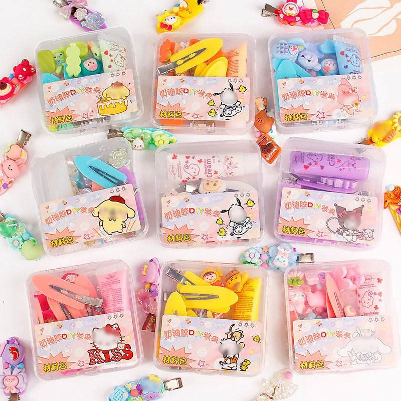 Kit creativo para niñas con accesorios de resina