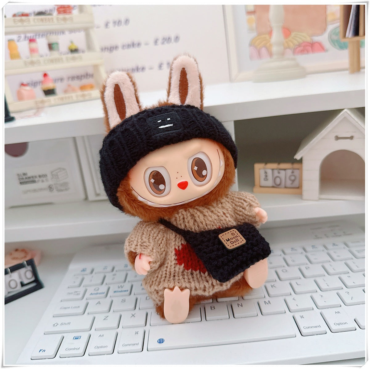 Ropa y accesorios para munecos Labubu, varios diseños divertidos (Muñeca no incluida)