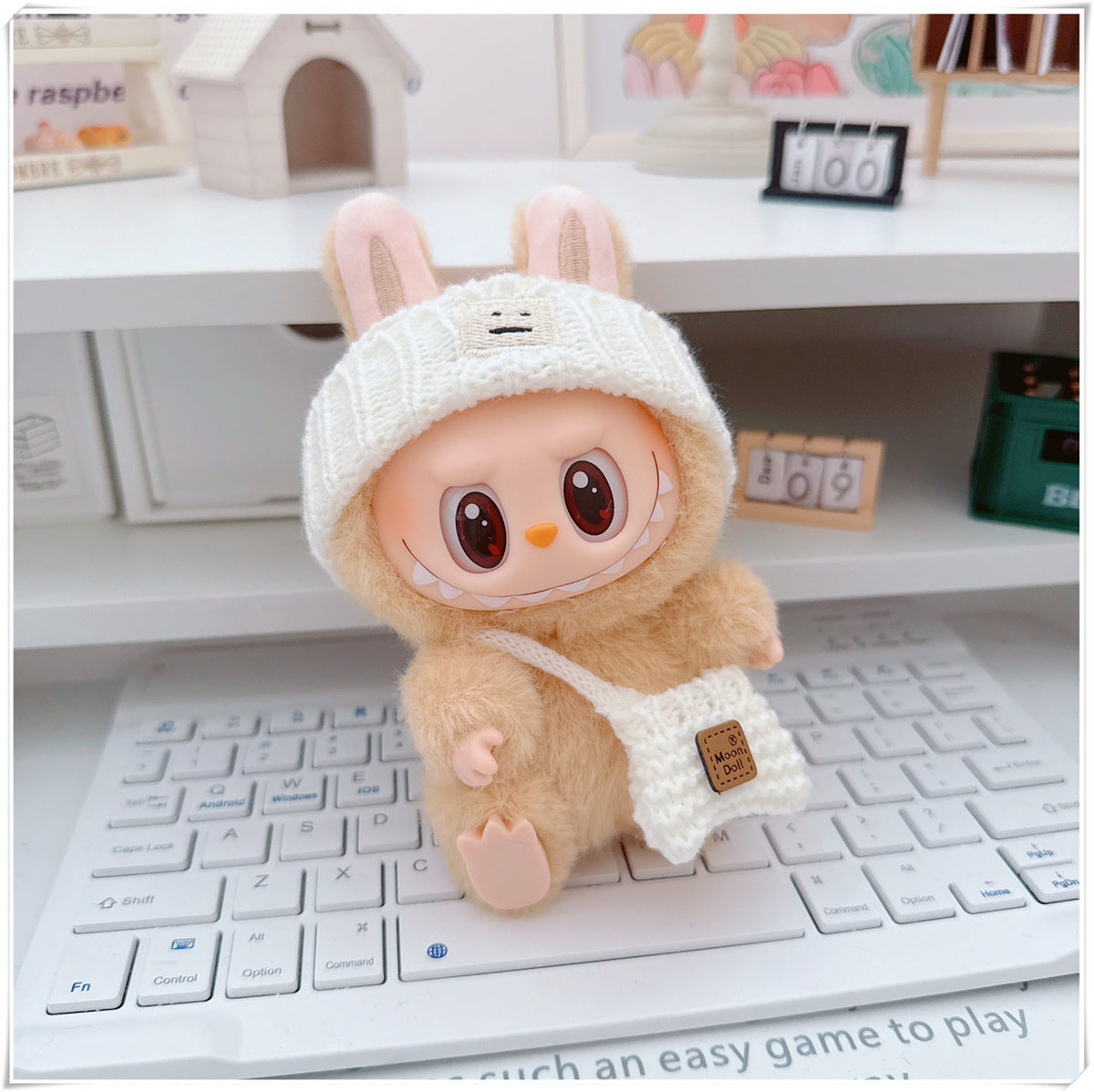 Ropa y accesorios para munecos Labubu, varios diseños divertidos (Muñeca no incluida)