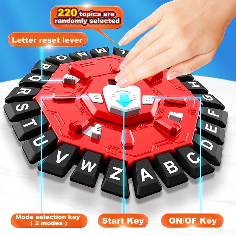 Letter Board - Educational Children's Board Game: Fast-Paced English Word Game