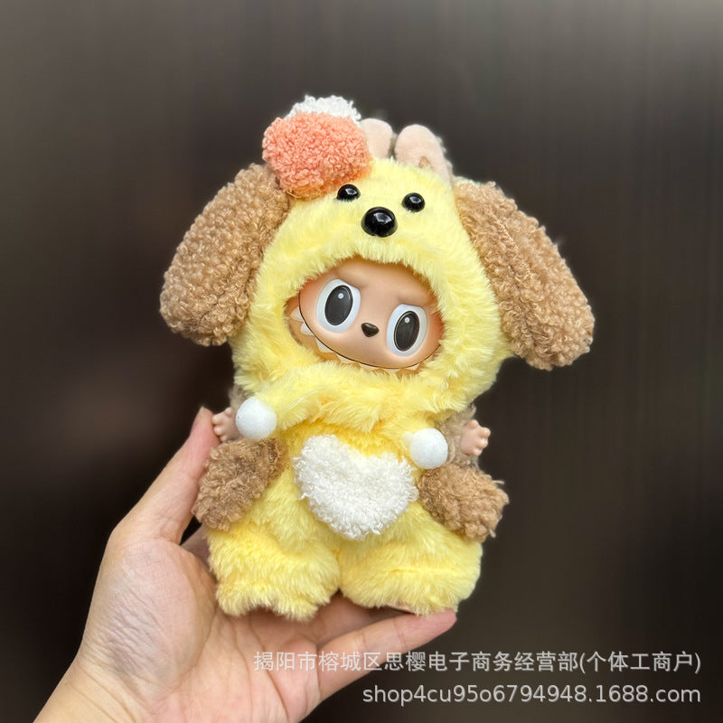 Disfraz Tierno para Muñeca Labubu 17 cm – Accesorios para Personalizar (Muñeca No Incluida)