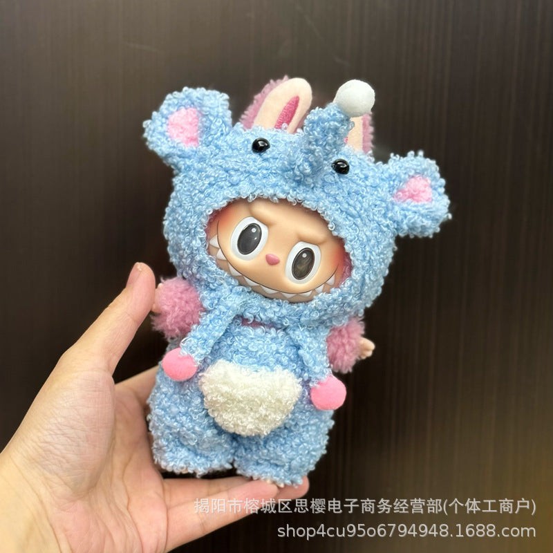 Disfraz Tierno para Muñeca Labubu 17 cm – Accesorios para Personalizar (Muñeca No Incluida)