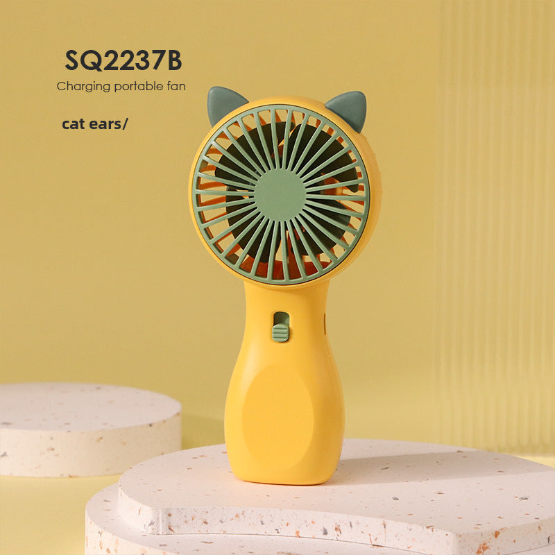 Ventilador portátil silencioso USB recargable con luz: mini ventilador de bolsillo de fábrica