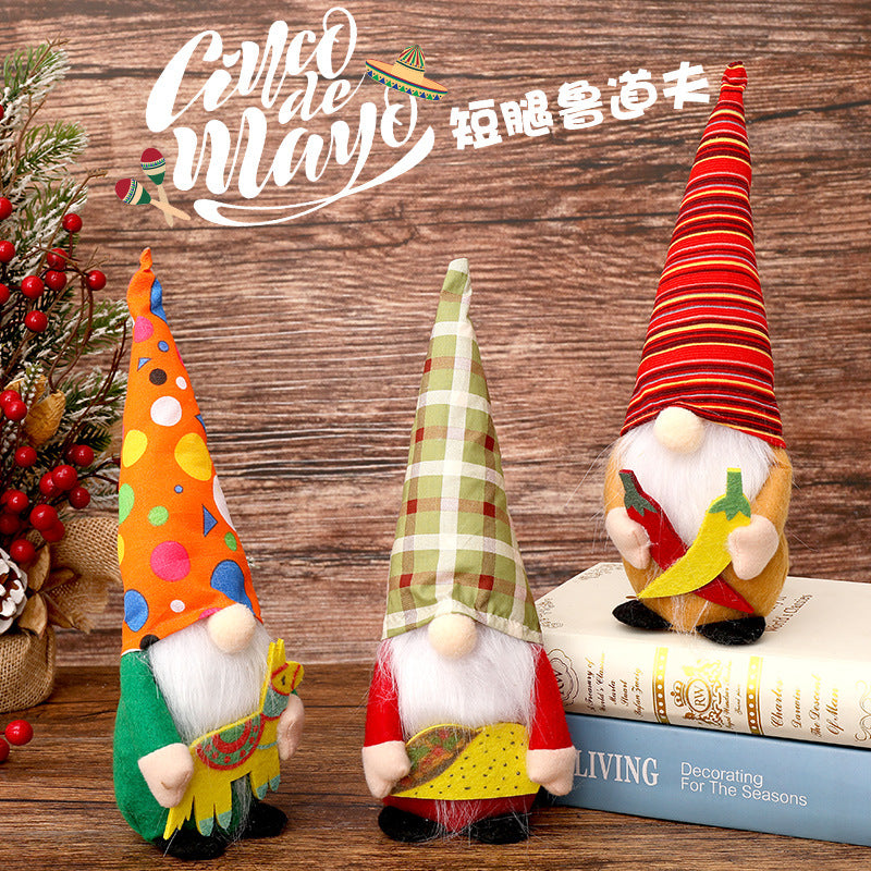 Duende Decorativo Estilo México : Diseños con Taco, Piñata y Chiles