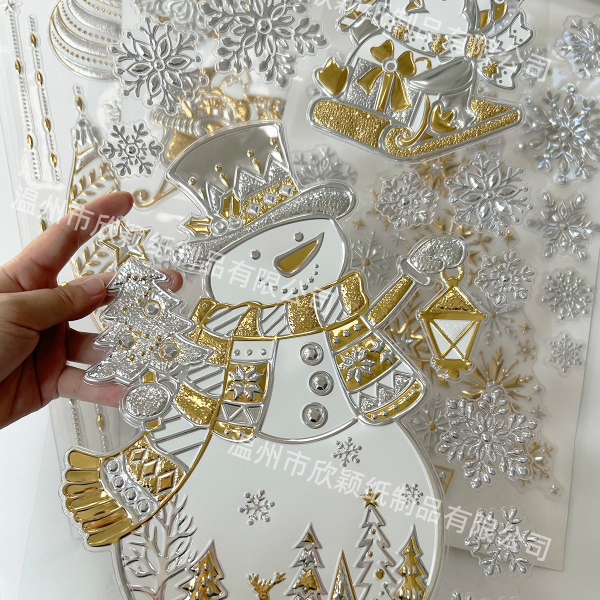 Stickers Navideños 3D para Pared y Ventana: Decoración de Navidad en Varios Diseños