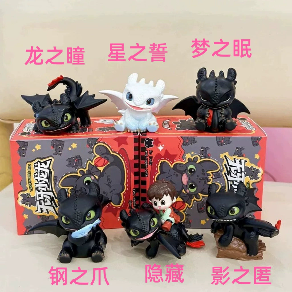 Creative Toothless Dragon Cartoon Collectible Figurine for Desk Decor and Gifts