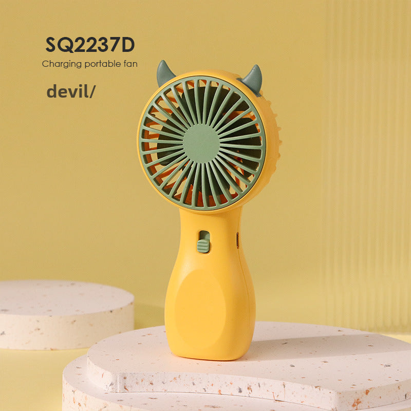 Ventilador portátil silencioso USB recargable con luz: mini ventilador de bolsillo de fábrica