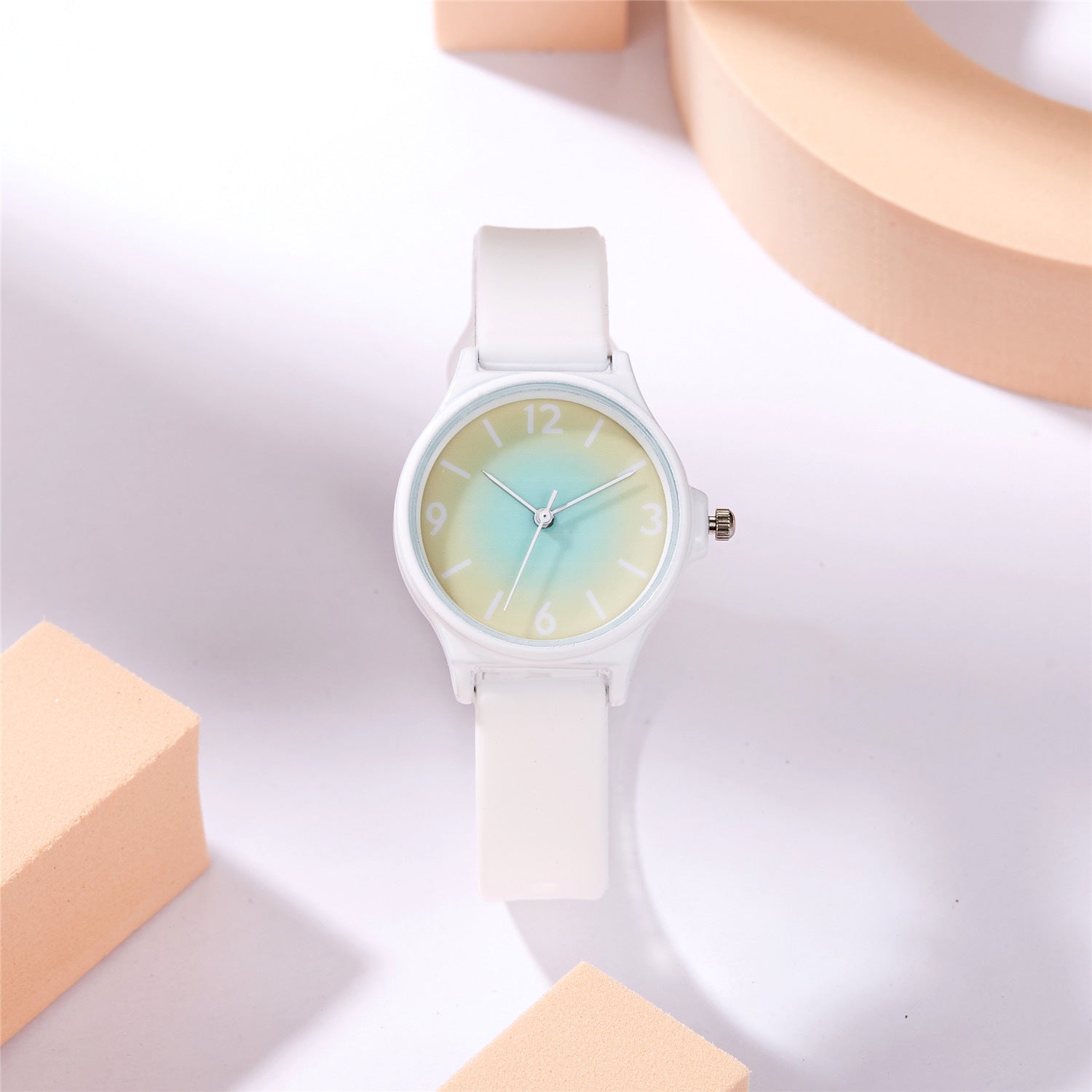 Reloj Minimalista para Mujer con Correa de Silicona Mate en Varios Colores