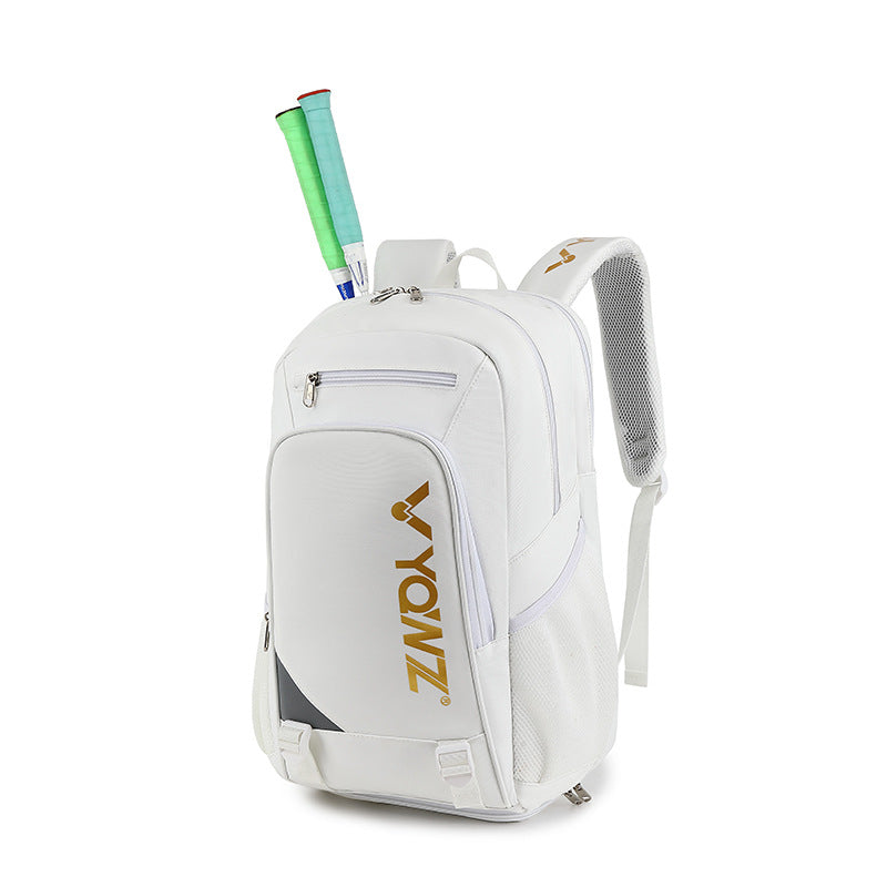 Mochila de Bádminton Unisex – Bolsa de Hombro para 3 Raquetas con Compartimentos Funcionales