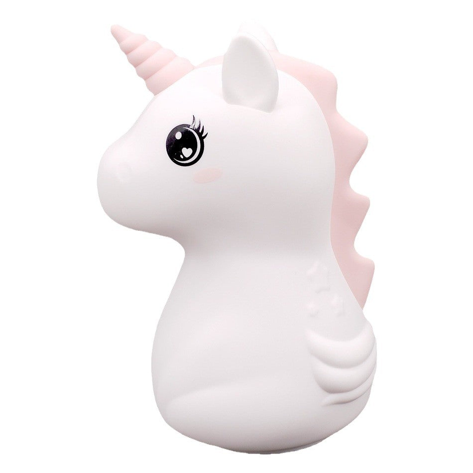 Lámpara de Silicona Unicornio con Sensor Táctil: 16 Colores LED Regalo Creativo