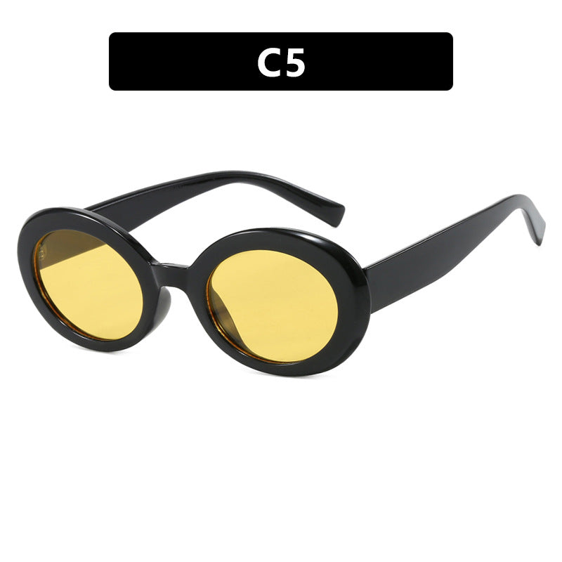 Gafas de Sol Ovaladas Modernas con Protección UV para Mujer