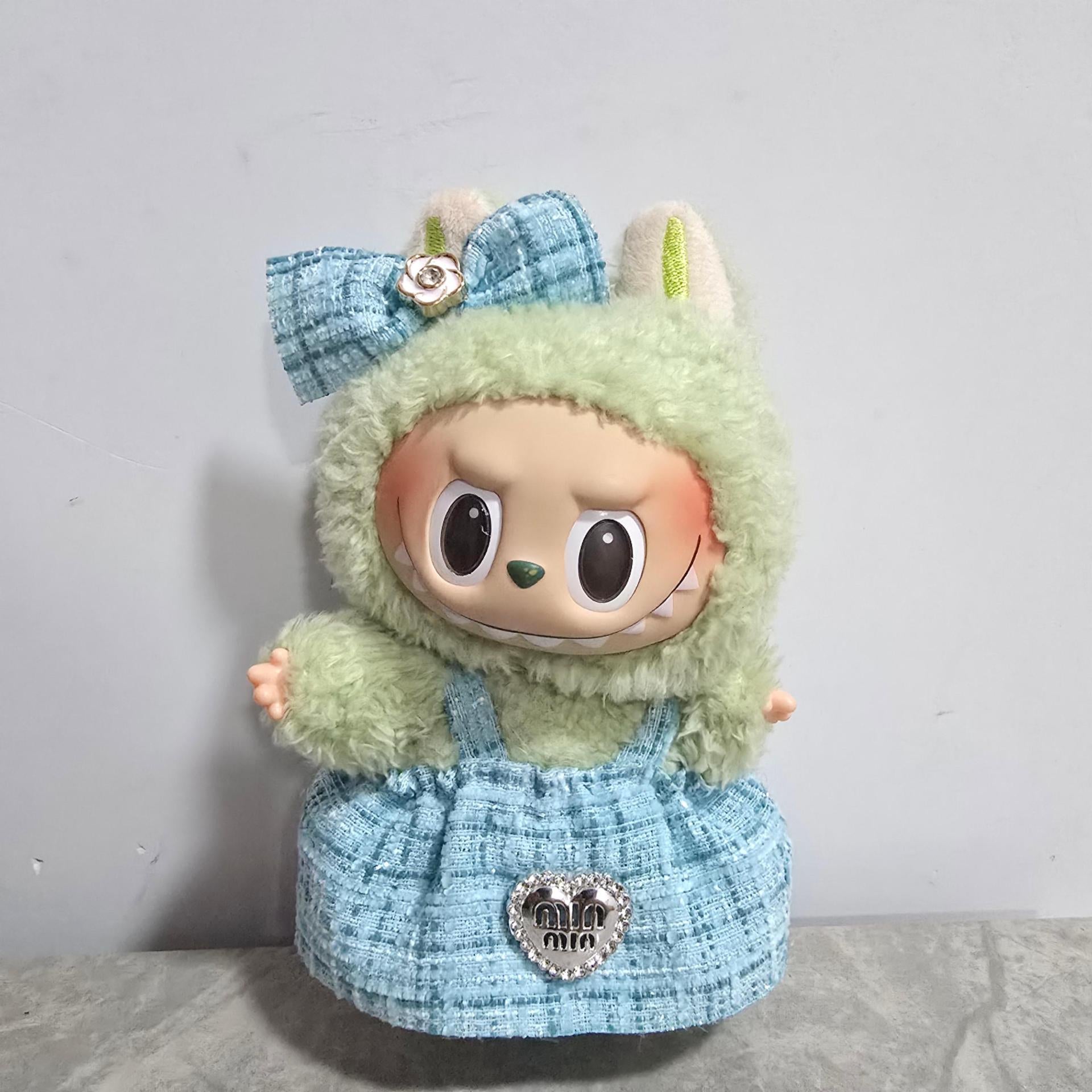 Ropa Estilo Bohemio para Muñeca Labubu 17 cm – Accesorios de Moda (Muñeca No Incluida)