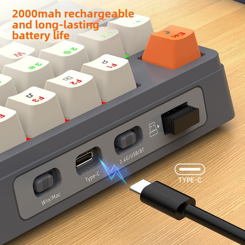 Teclado Mecánico Inalámbrico K95: 2.4G, Bluetooth, Tres Modos, Hot-Swap, Estructura Gasket para Juegos