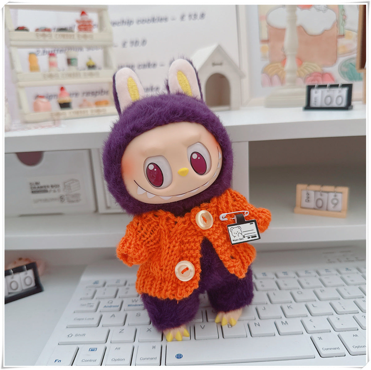 Ropa y accesorios para munecos Labubu, varios diseños divertidos (Muñeca no incluida)