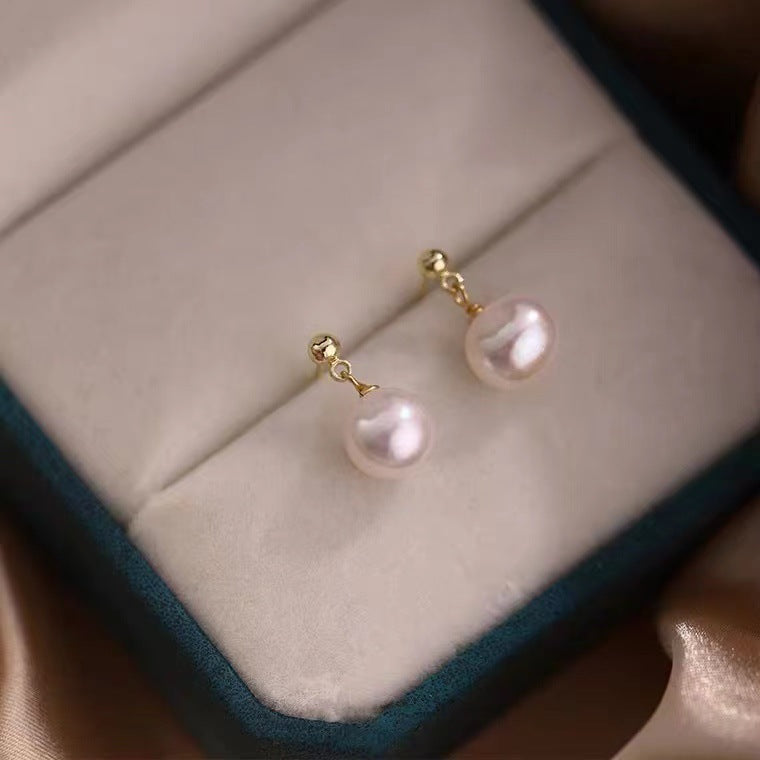 Pendientes con Perlas de Plata 925 – Diseño Discreto Clásico y Elegante