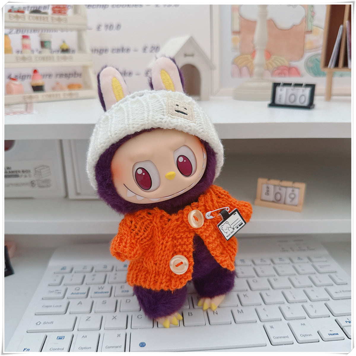 Ropa y accesorios para munecos Labubu, varios diseños divertidos (Muñeca no incluida)