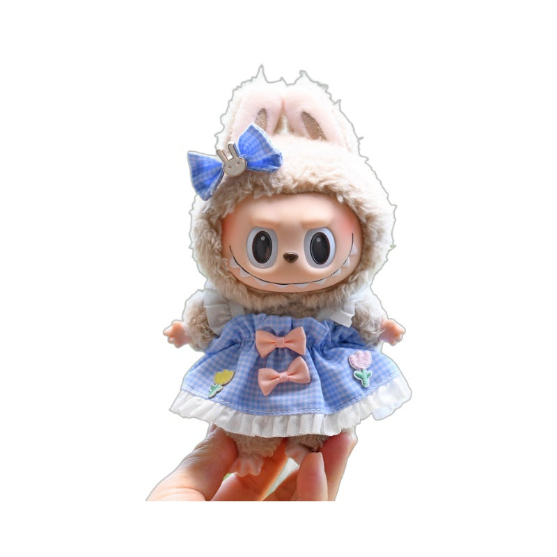 Ropa Estilo Coquette para Muñeca Labubu 17cm – Accesorios para Personalizar (Muñeca No Incluida)