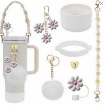 TEST - Set de Correa con Perlas y Accesorios para Botella Stanley: Elegante y Funcional