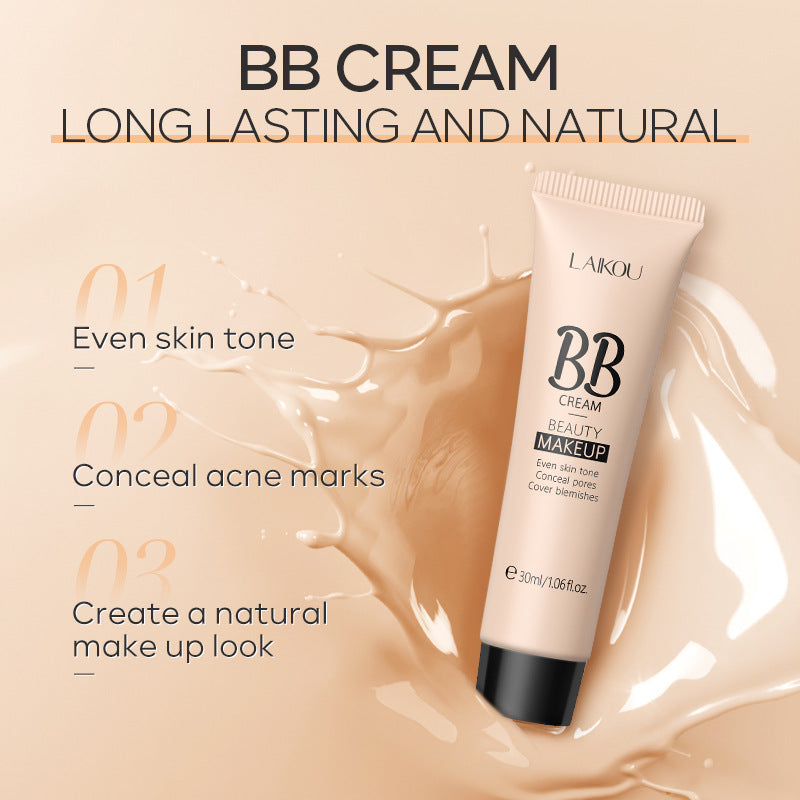 BB Crema LAIKOU de 9 colores 30ml (tubo): Maquillaje Natural, Cosméticos Aprobados por la FDA