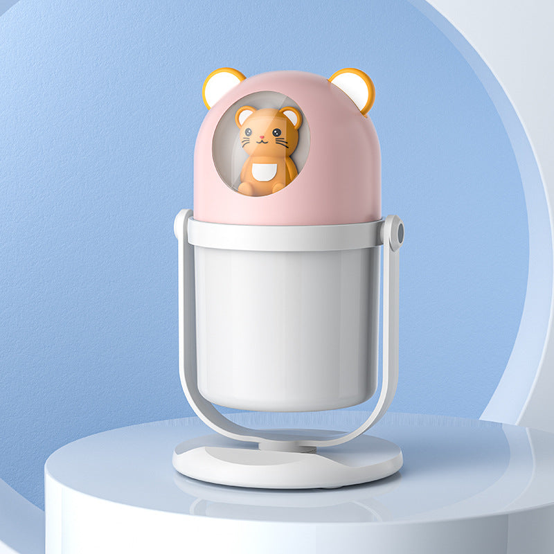 Humidificador Inteligente: Gran Capacidad, USB, Silencioso, Luz Nocturna, Purificador de Aire Compacto