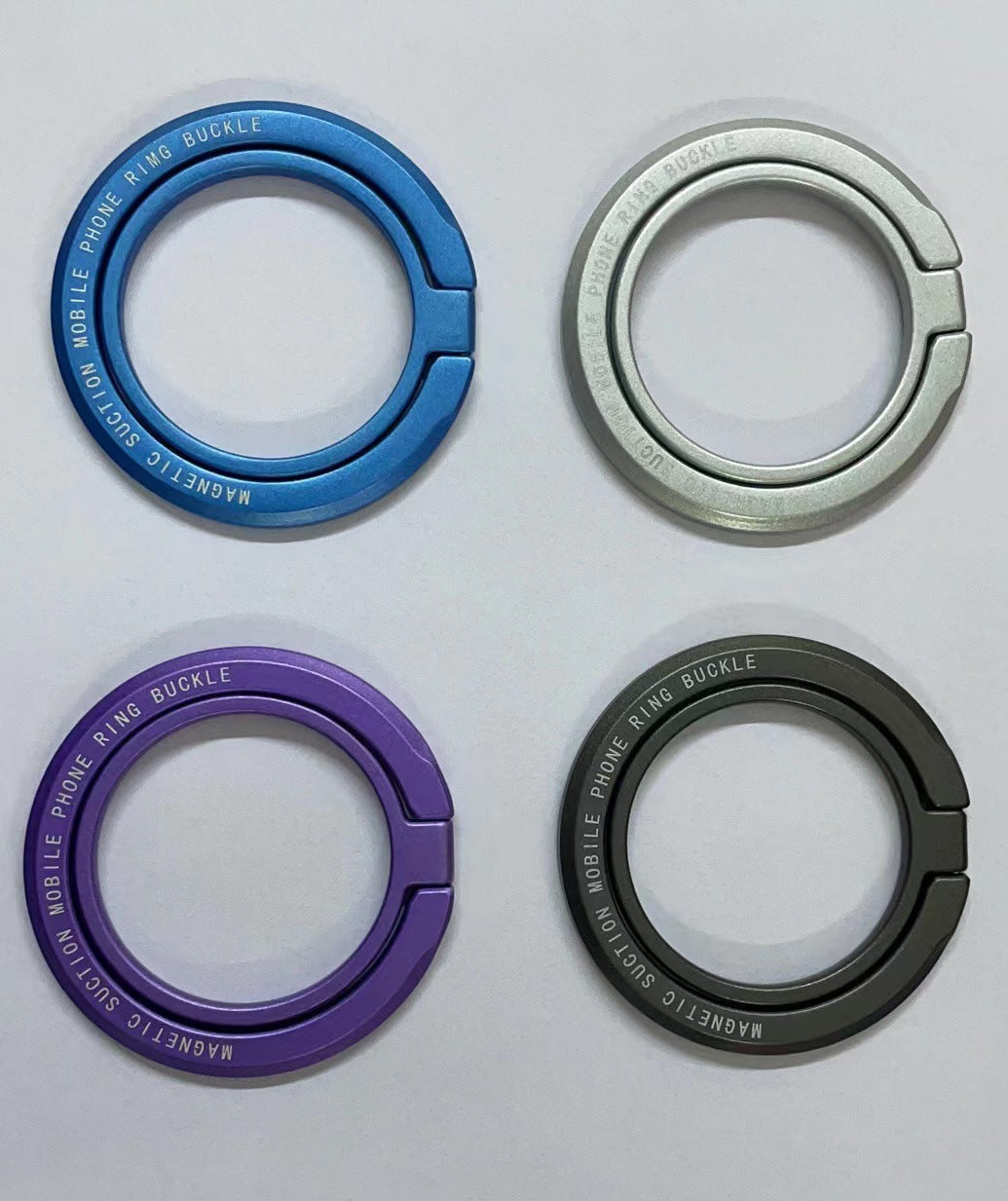 Soporte Magnético MagSafe con Anillo: Soporte Plegable de Metal para Teléfonos, Ideal para Escritorio y Uso Manos Libres